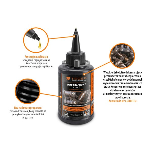 Smar grafitowy w tubce, 70 ml, Teger CH1051 | Exvi