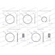 Zestaw naprawczy T25 stary typ WARYŃSKI D1441000101 | Exvi