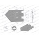 Lemiesz 172 mm, listwowy lewy szerokość 089000300 | Exvi