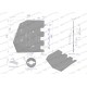 Lemiesz 276 mm, listwowy prawy szerokość 089004560 | Exvi