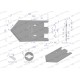 Lemiesz 149 mm, listwowy lewy szerokość 089000320 | Exvi