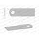 Nóż, obrotowy rozdrabniacz słomy WRR163X50X3W | Exvi