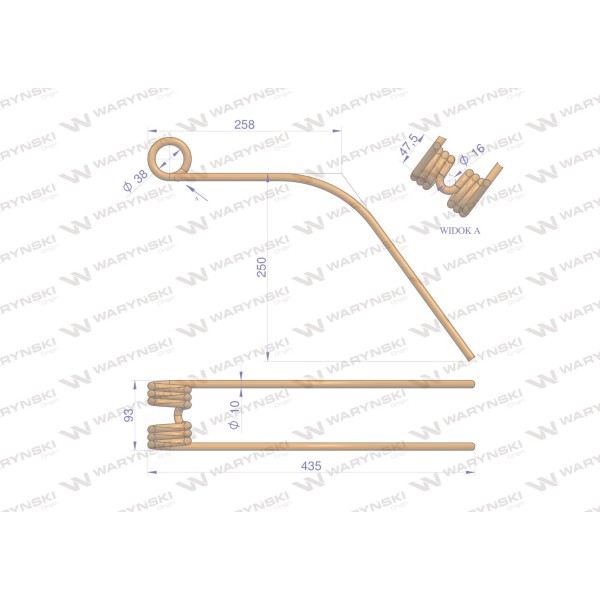 Palec zgrabiarka zastosowanie Niemeyer 600034 | Exvi