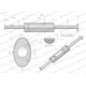 Tłumik TURBO 1676mm 9.8kg C-385 89014040PIW | Exvi