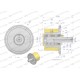 Rolka zwrotna kpl, PU 136x100xM24 641012 | Exvi