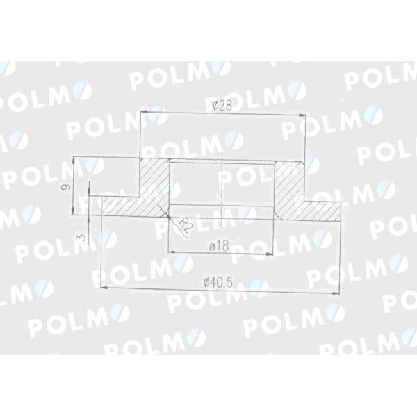 Uszczelka złącza standard Euro 50/16-028/0 | Exvi