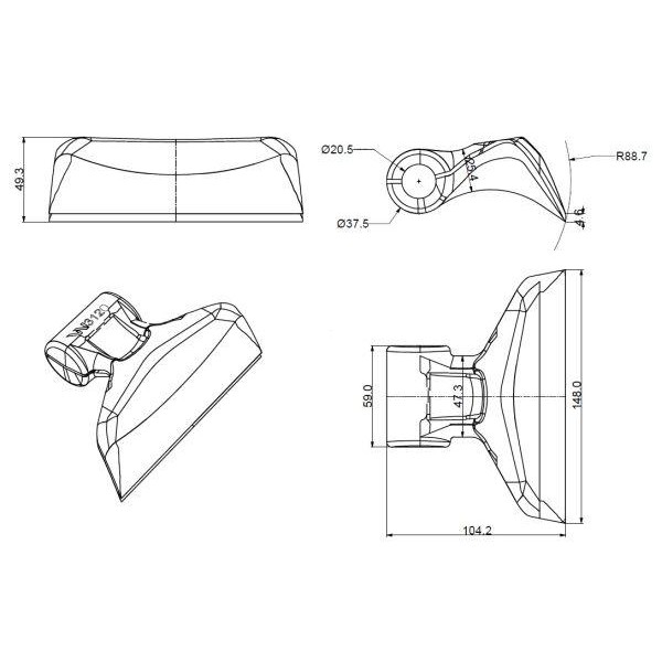 Bijak młotkowy mulczarka zastosowanie W7983120 | Exvi