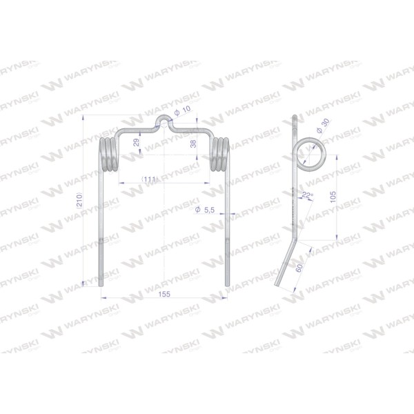 Palec sprężysty motowideł zastosowanie 28650165 | Exvi