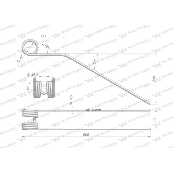 Palec zgrabiarka zastosowanie Pottinger 436033 | Exvi