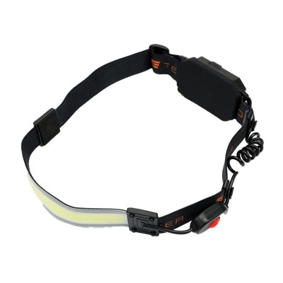 Latarka czołówka,paskowa SOFTLED COB450lm LED-0060 | Exvi