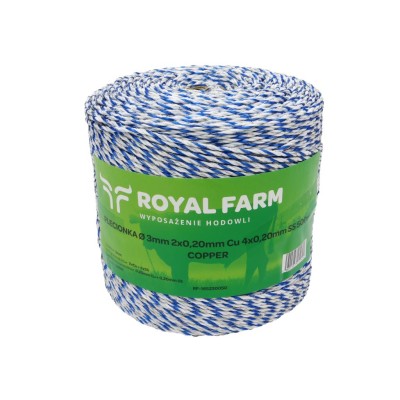 Plecionka, do elektryzatora 3mm RF-165230050 | Exvi