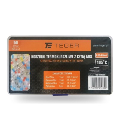Zestaw koszulek termokurczliwych ZEST-KTERMC50 | Exvi