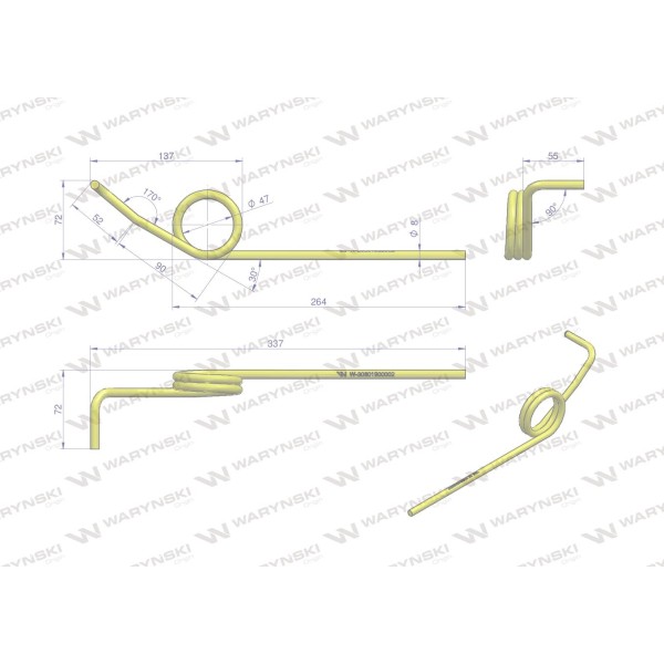 Palec zagarniający lewa II POLONEZ 30801900002 | Exvi