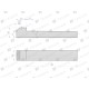 Klin z noskiem 12x8x60 TEGER KL-12X8X60 | Exvi