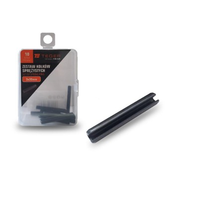 Kołek sprężysty 3x30 TEGER, (sprzedawane KO-3X30 | Exvi