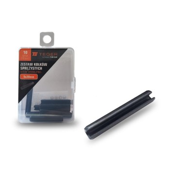 Kołek sprężysty 5x30 TEGER, (sprzedawane KO-5X30 | Exvi