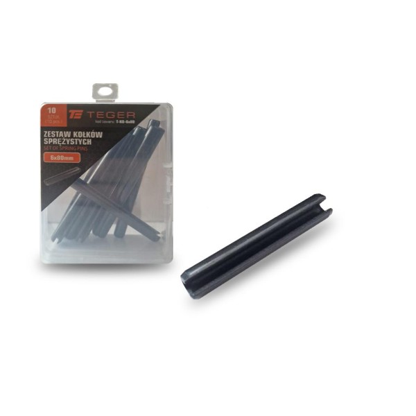 Kołek sprężysty 6x80 TEGER, (sprzedawane KO-6X80 | Exvi