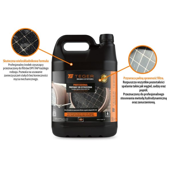 Preparat do czyszczenia filtrów cząstek SR1039 | Exvi