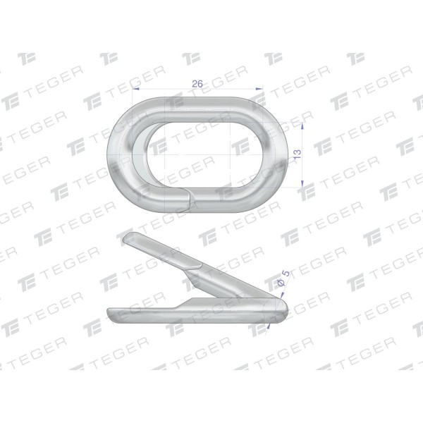 Ogniwo zaklepywane M5, TEGER (sprzedawane po 50) OZ-5 | Exvi