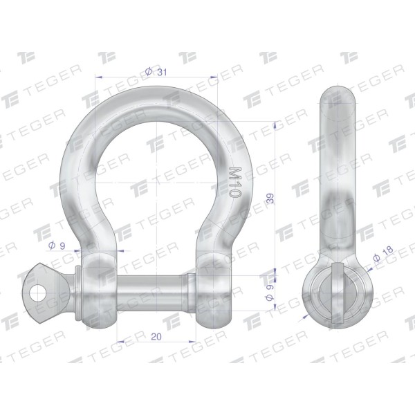 Szekla Omega 10, TEGER (sprzedawane po 10) SZ-O-10 | Exvi