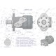 Silnik hydrauliczny orbitalnyV-MR-S 100 V-MR-S-100 | Exvi