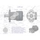 Silnik hydrauliczny orbitalnyV-MR-S 80 V-MR-S-80 | Exvi