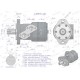 Silnik hydrauliczny orbitalnyV-MR-S 160 V-MR-S-160 | Exvi