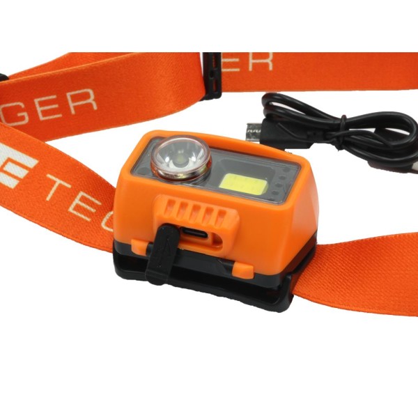 Latarka czołówka LED COB, 500 Lm LED-0072 | Exvi