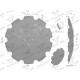 Talerz, uzębiony Z-10 fi 560 mocowanie RF-55602245 | Exvi