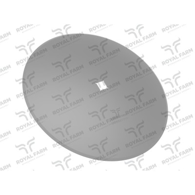 Talerz, gładki fi 510 otwór 30x30 stal RF-55103035 | Exvi