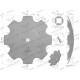 Talerz, uzębiony Z-8 fi 460 otwór 30x30 RF-74603032 | Exvi