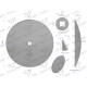 Talerz, gładki fi 460 otwór 30x30 stal RF-54603032 | Exvi