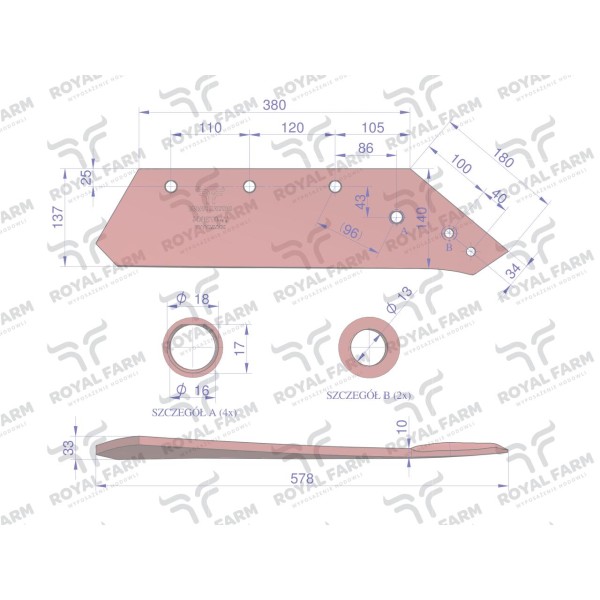Eurolemiesz, prawy 16", zastosowanie RF-073004 | Exvi