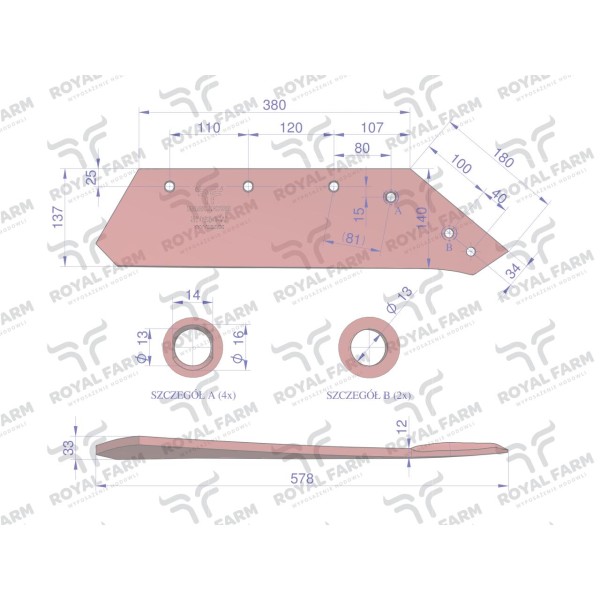 Eurolemiesz, prawy 16" , zastosowanie RF-063015 | Exvi