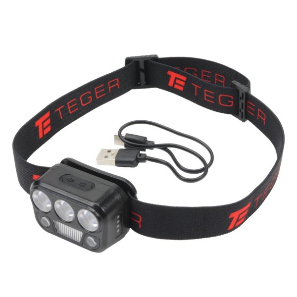 Latarka czołówka LED COB, 200 lm LED-0062 | Exvi