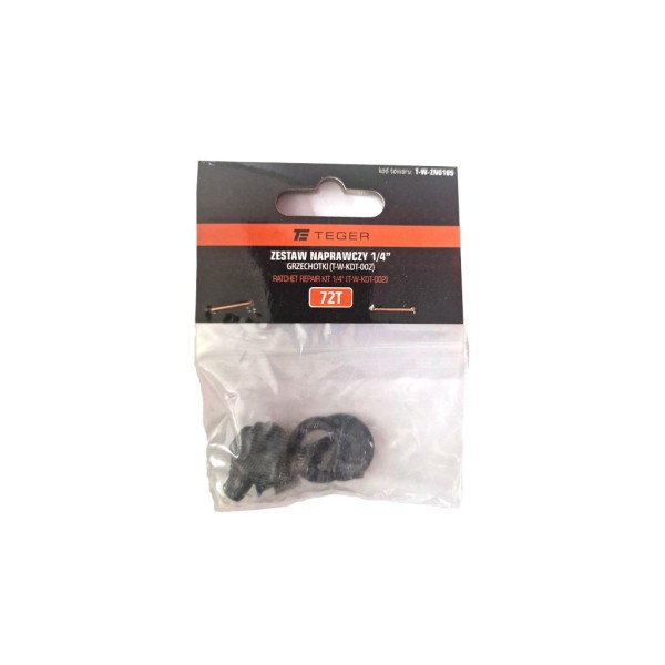 Zestaw naprawczy grzechotki, 1/4" 72T ZNG105 | Exvi
