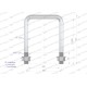 Jarzmo, Cybant, M12 82X120, 2553361110/U M12-80X120 | Exvi