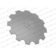Talerz, uzębiony Z-12 fi 610 mocowanie 5/98 76107450 | Exvi