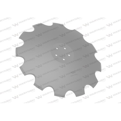 Talerz, uzębiony Z-12 fi 610 mocowanie 5/98 76107450 | Exvi
