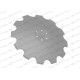 Talerz, uzębiony Z-12 fi 610 mocowanie 76106560 | Exvi