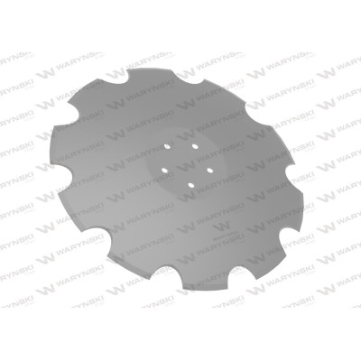Talerz, uzębiony Z-10 fi 510 mocowanie 5/98 75107440 | Exvi