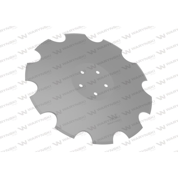 Talerz, uzębiony Z-10 fi 460 mocowanie 5/98 74607435 | Exvi