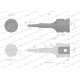 Nasadka udarowa 1/2", imbusowa 4mm hex H4 WMU224 | Exvi