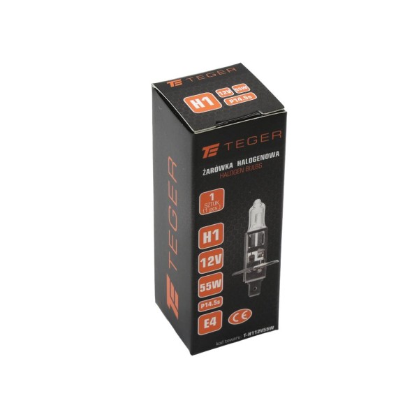 Żarówka H1 12V 55W P14.5s TEGER H112V55W | Exvi
