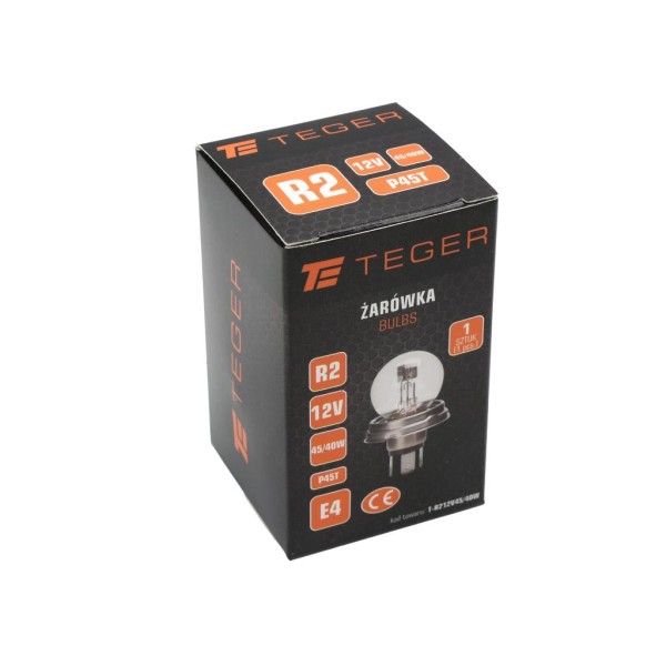 Żarówka R2 12V 45/40W P45T TEGER R212V45/40W | Exvi