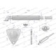 Tłumik Zetor 8520-10540 1550mm INOX 10/01-404/0 | Exvi