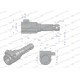 Redukcja adapter na trzpień 1 3/8" 6 wpustów W246602 | Exvi