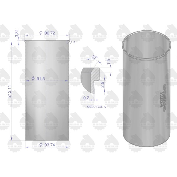 Zestaw naprawczy silnika 46910000, 0437890 ZNMF3HKU | Exvi