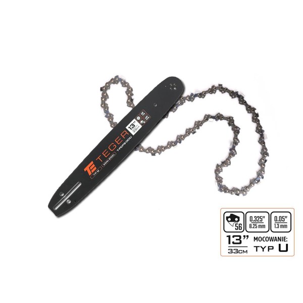 Zestaw tnący, 13" (33 cm) prowadnica ZTDPS-001U-SET | Exvi