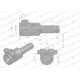 Redukcja adapter na śrubę 1 3/8" 6 wpustów W246611 | Exvi